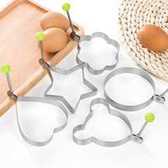 Egg Rings For Frying Steel Omelet Model Love Shaped Fried Egg Mold