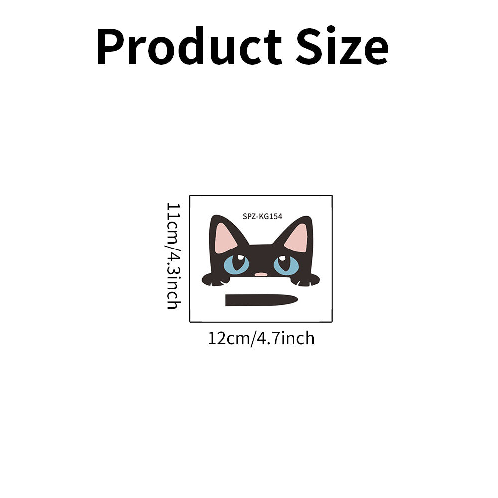 Cat Switch Stick Animal Decorative Wall Sticker PVC Adhesive
