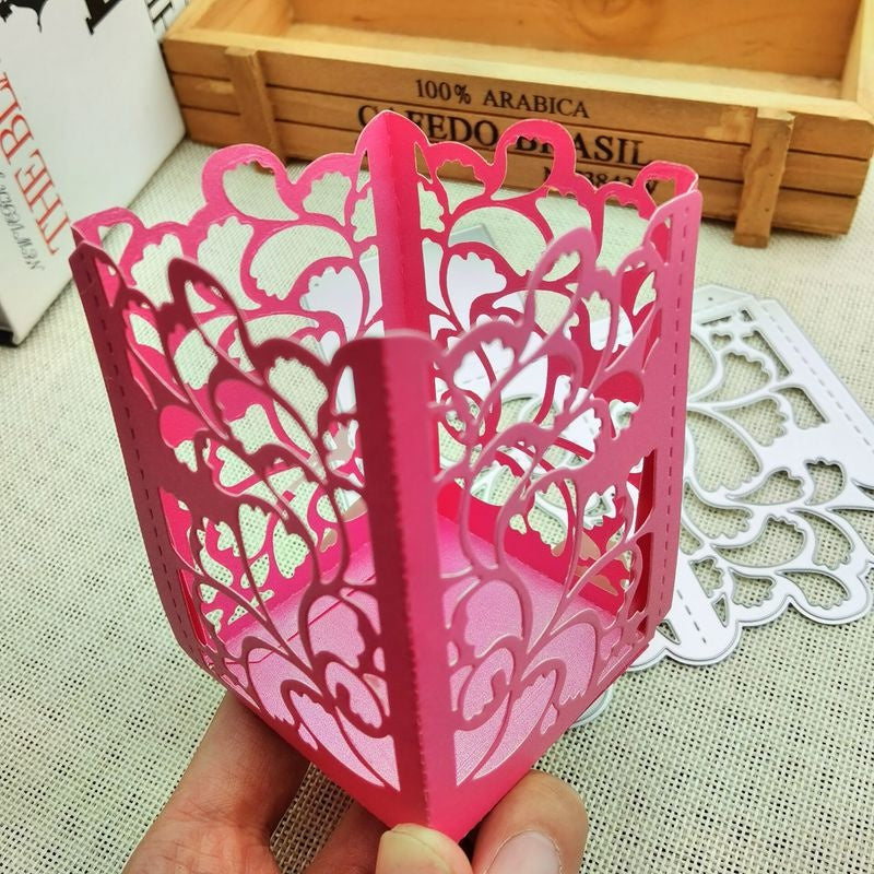 Lantern Box Metal Cutting Dies for Card Making