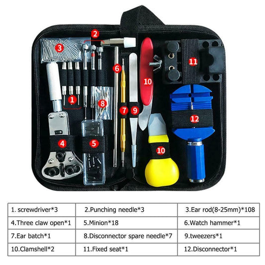 Watch Clock Link Pin Opener Repair Tool Kit Set