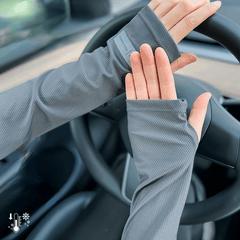 UV Protection Ice Cooling Arm Sleeves with Thumb Hole