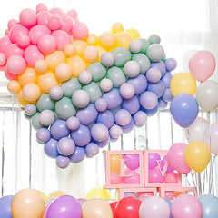 20pcs Macaron Balloons Colorful Latex Balloons for Parties and Events