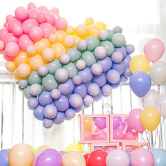 20pcs Macaron Balloons Colorful Latex Balloons for Parties and Events