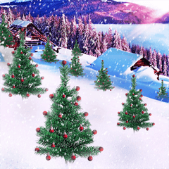 Solar Christmas Tree Lights Outdoor Garden Lawn Decor Flash Pine Lights