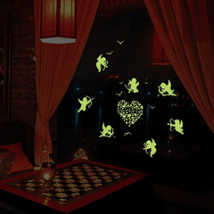 Cupid Glow in The Dark Wall Stickers for Small Room
