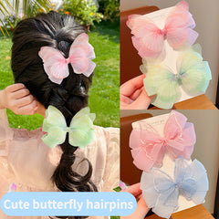 Fairy Butterfly Hair Clips for Baby Girls