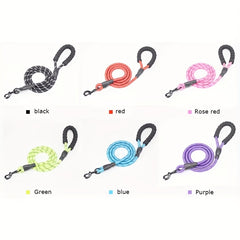 Reflective Adjustable Pet Leash for Small and Medium Dogs