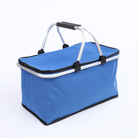 Insulated Vegetable Basket Bento Bag with Ice Pack - Waterproof
