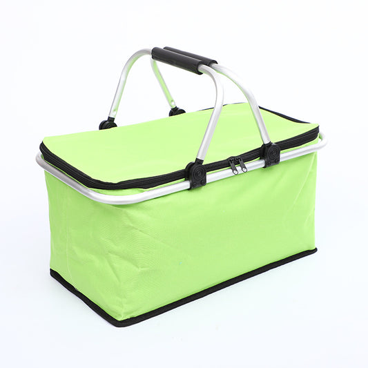 Insulated Vegetable Basket Bento Bag with Ice Pack - Waterproof