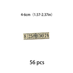 56pcs Digital Labels Stickers DIY Computer Washi Scrapbooking Stickers