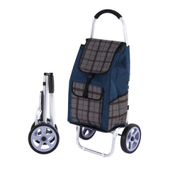 Folding Stair Climbing Shopping Cart with Waterproof Bag