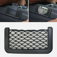 Car Storage Net Pocket Adhesive Hanging Bag Mobile Phone Car