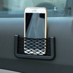 Car Storage Net Pocket Adhesive Hanging Bag Mobile Phone Car