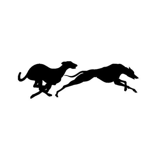 Greyhound Vinyl Car Window Sticker Decal Animal 6.69in 1.97in