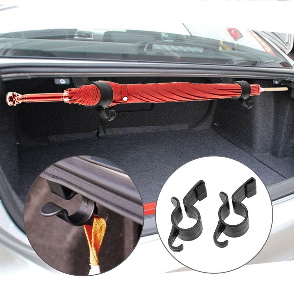 2Pcs Umbrella Holder Trunk Organizer Car Rear Mounting Bracket