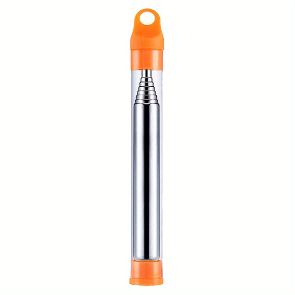 Stainless Steel Pocket Fire Blow Pipe for Outdoor Camping