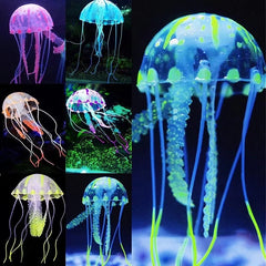 Glow-in-the-Dark Jellyfish Aquarium Decoration