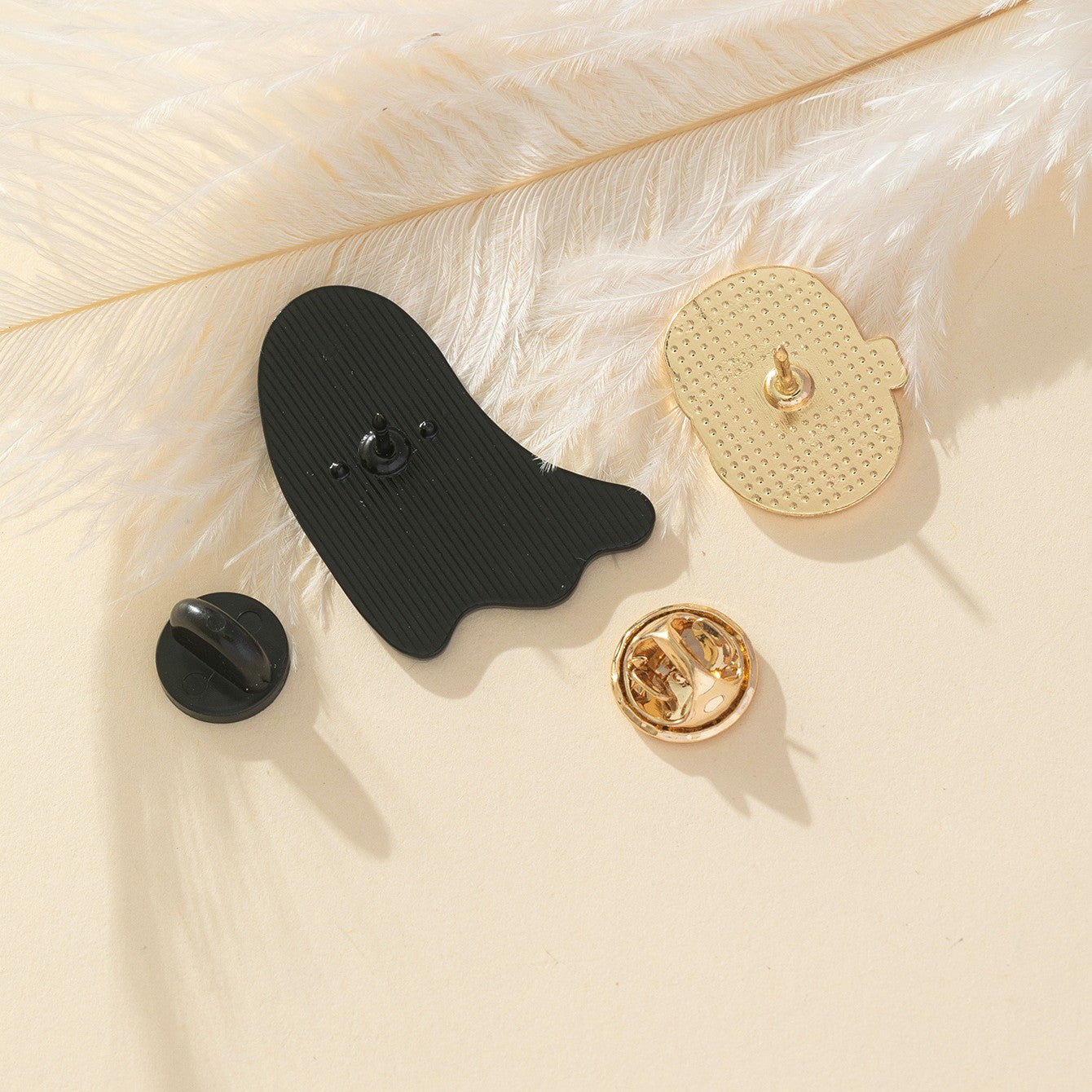 2pcs Ghost Pumpkin Halloween Party Brooch For Men