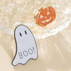 2pcs Ghost Pumpkin Halloween Party Brooch For Men