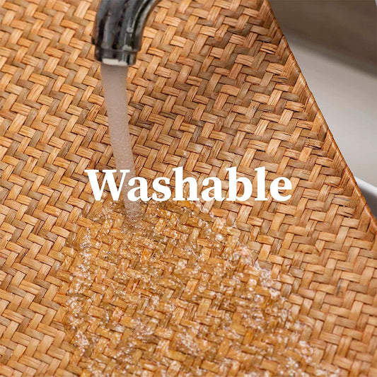 Eco Wheat Straw Placemats Set, Non Slip Jute Place Mats for Home Decor