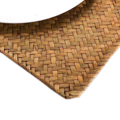 Eco Wheat Straw Placemats Set, Non Slip Jute Place Mats for Home Decor