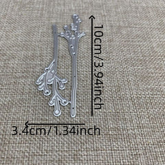 Piggy Craft Metal Cutting Dies Flower Leaf Series