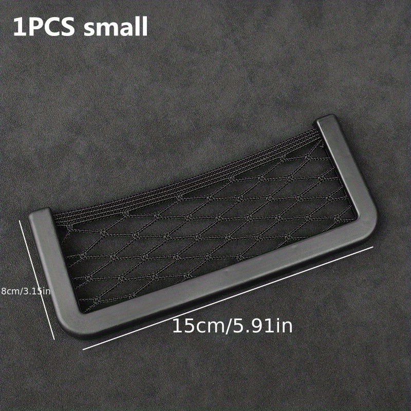 Car Storage Bag Net Pocket Hanging Ornament for Phone Change Card