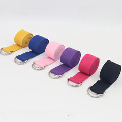 6pcs 73 2Inch Yoga Elastic Straps With D ring Buckle