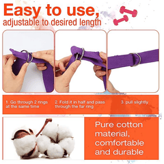 6pcs 73 2Inch Yoga Elastic Straps With D ring Buckle