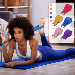 6pcs 73 2Inch Yoga Elastic Straps With D ring Buckle