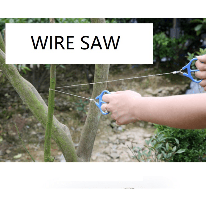 Mini Stainless Steel Wire Emergency Saw for Camping Survival