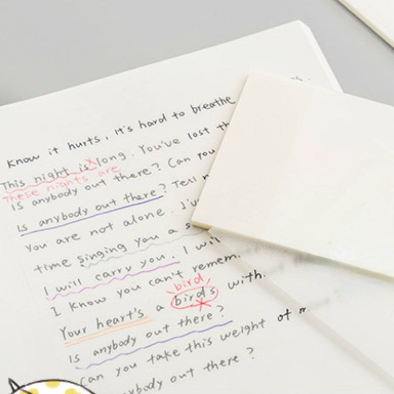 Transparent Sticky Notes Student Notes Stickers Can Be Torn Off Notes Paper
