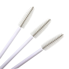 50pcs Nylon Brush Eyelash Roller Spiral Eyebrow Brush Eye Makeup Tools
