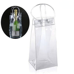 PVC Champagne Drink Wine Ice Bag for Picnics Party