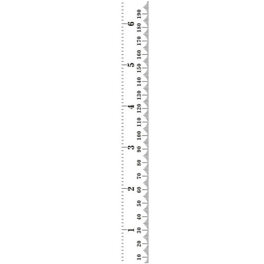 Wooden Height Measure Ruler Wall Sticker for Kids Room Decor