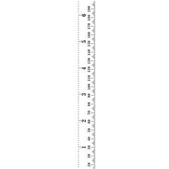 Wooden Height Measure Ruler Wall Sticker for Kids Room Decor