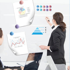 Office Magnetic Buckle Round Colorful Magnetic Blackboard Sticker