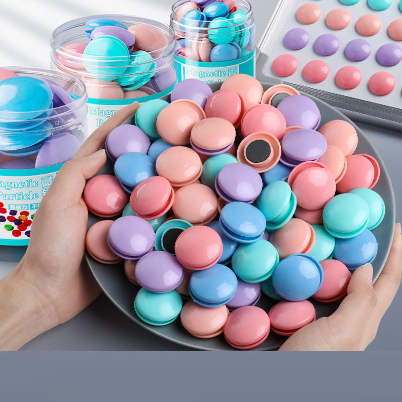 Office Magnetic Buckle Round Colorful Magnetic Blackboard Sticker
