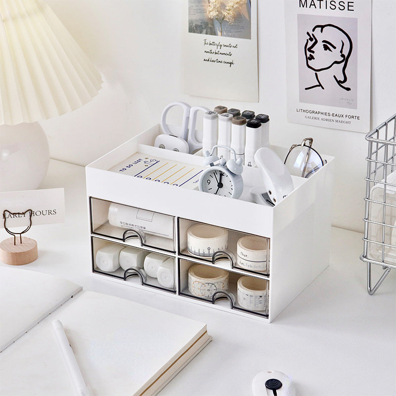 4 Drawers Desktop Makeup Organizer Acrylic
