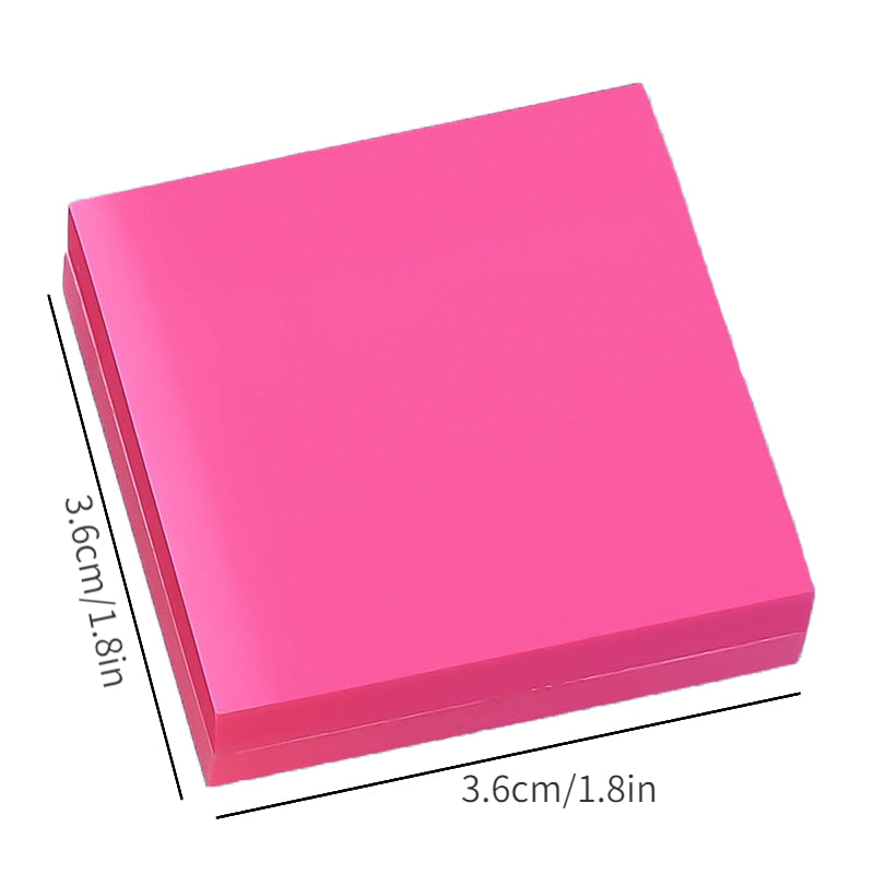 5 Pack Sticky Notes 500 Sheets Bright Colored 38mm Square Shape Office Study