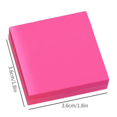 5 Pack Sticky Notes 500 Sheets Bright Colored 38mm Square Shape Office Study