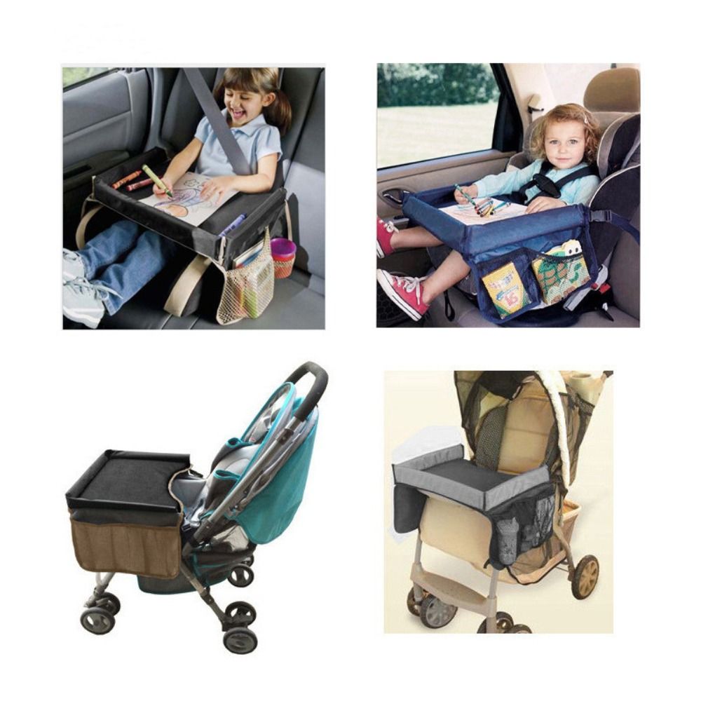 Waterproof Baby Car Seat Tray Child Table Snack Tray