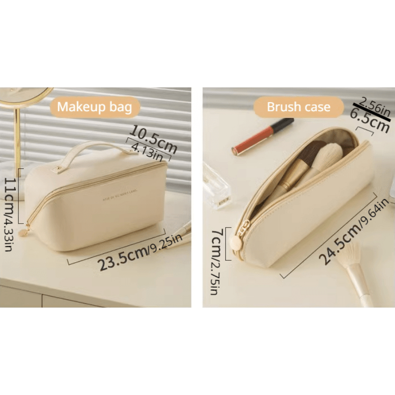 Large Capacity Travel Cosmetic Bag for Women Waterproof Makeup Bag