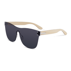 Oversized Mirror Sunglasses Flat Lens UV400