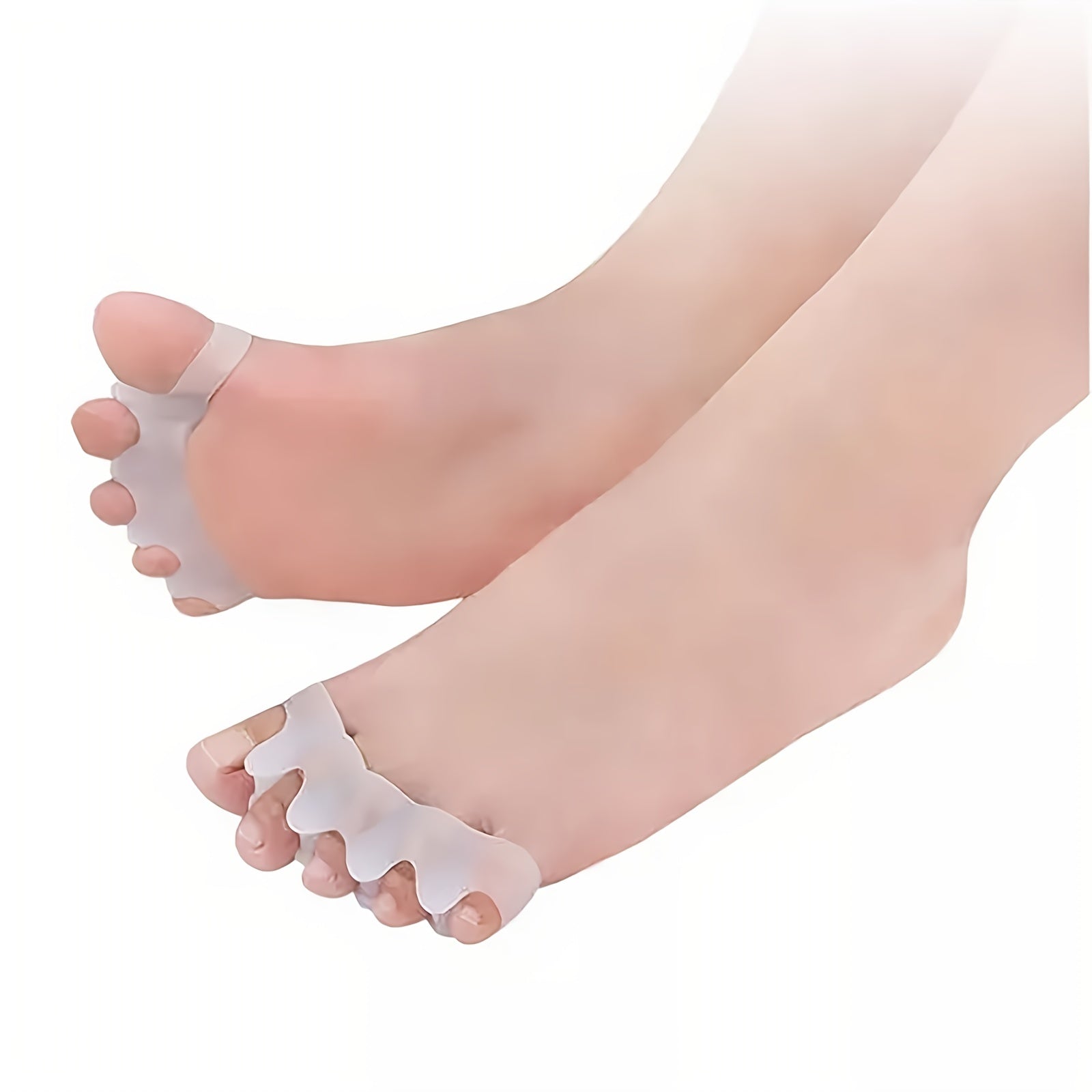 2pcs Silicone Toe Separators Toe Stretchers Hammer Toe Corrector
