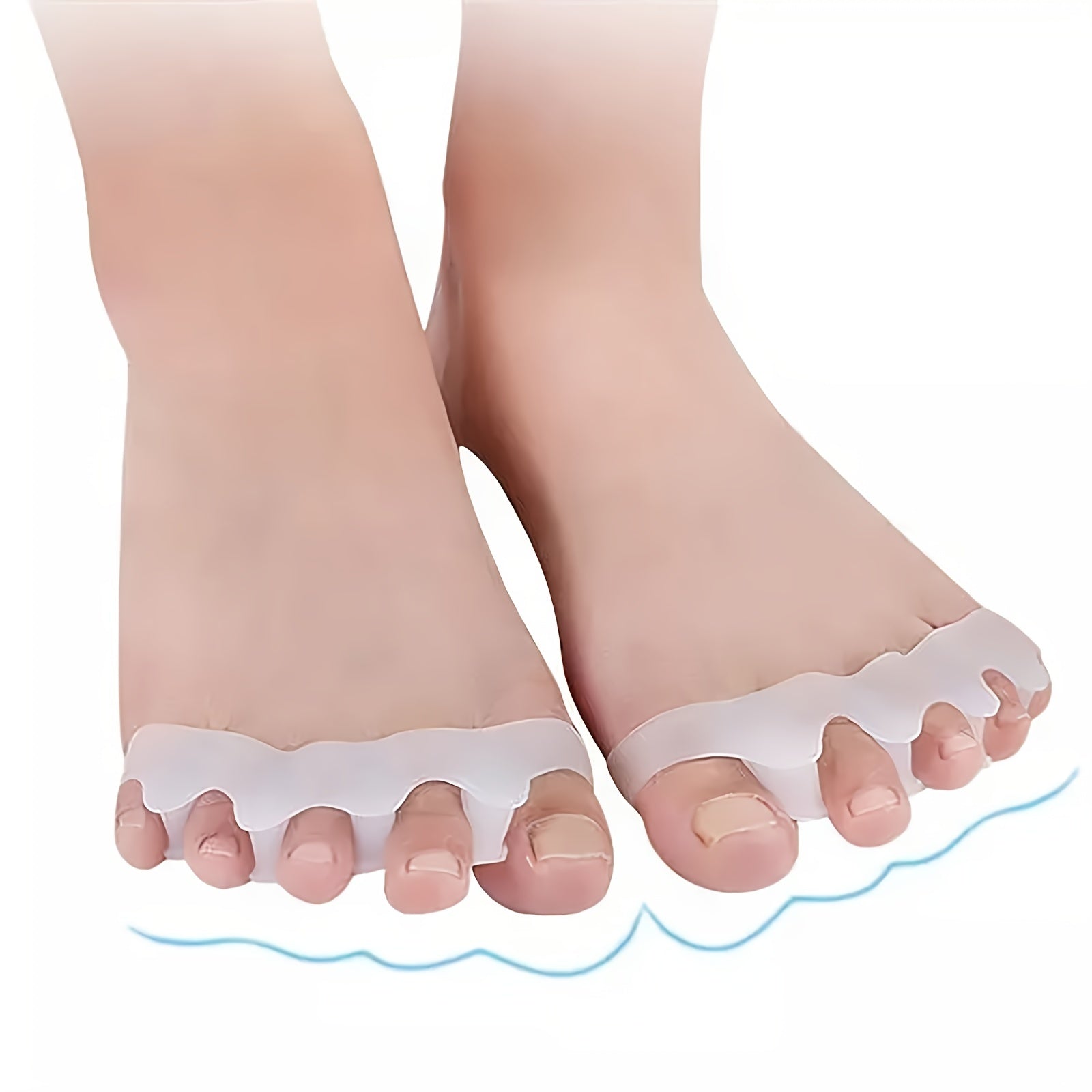 2pcs Silicone Toe Separators Toe Stretchers Hammer Toe Corrector