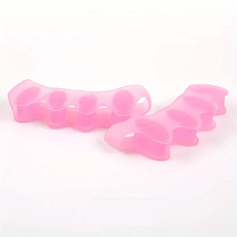 2pcs Silicone Toe Separators Toe Stretchers Hammer Toe Corrector