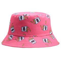 Unisex Reversible Bucket Hat Fishmen Hat Sun Protection