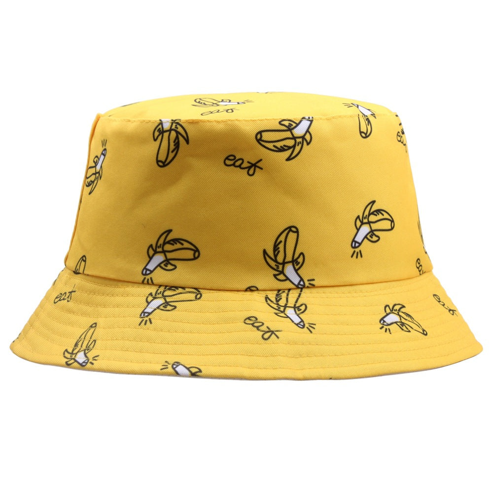 Unisex Reversible Bucket Hat Fishmen Hat Sun Protection