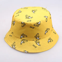 Unisex Reversible Bucket Hat Fishmen Hat Sun Protection